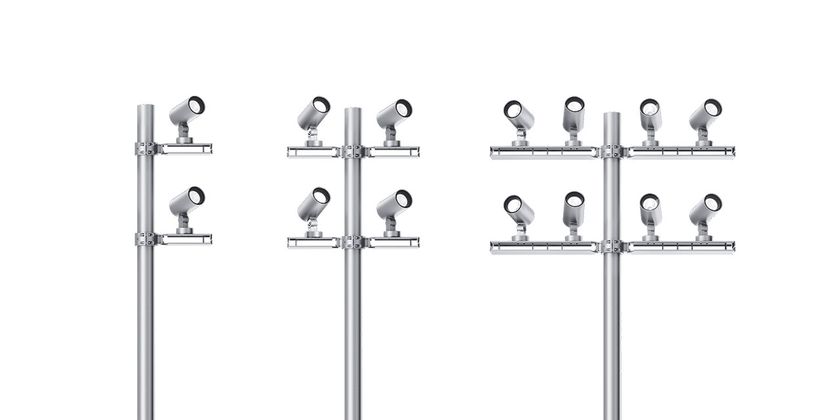 LED adjustable die cast aluminium Outdoor floodlight MULTI PALCO INOUT ...
