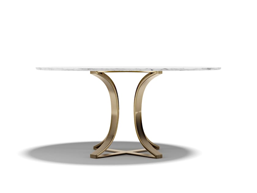 MUST T by Capital Collection - Tavolo rotondo in marmo e metallo - 2