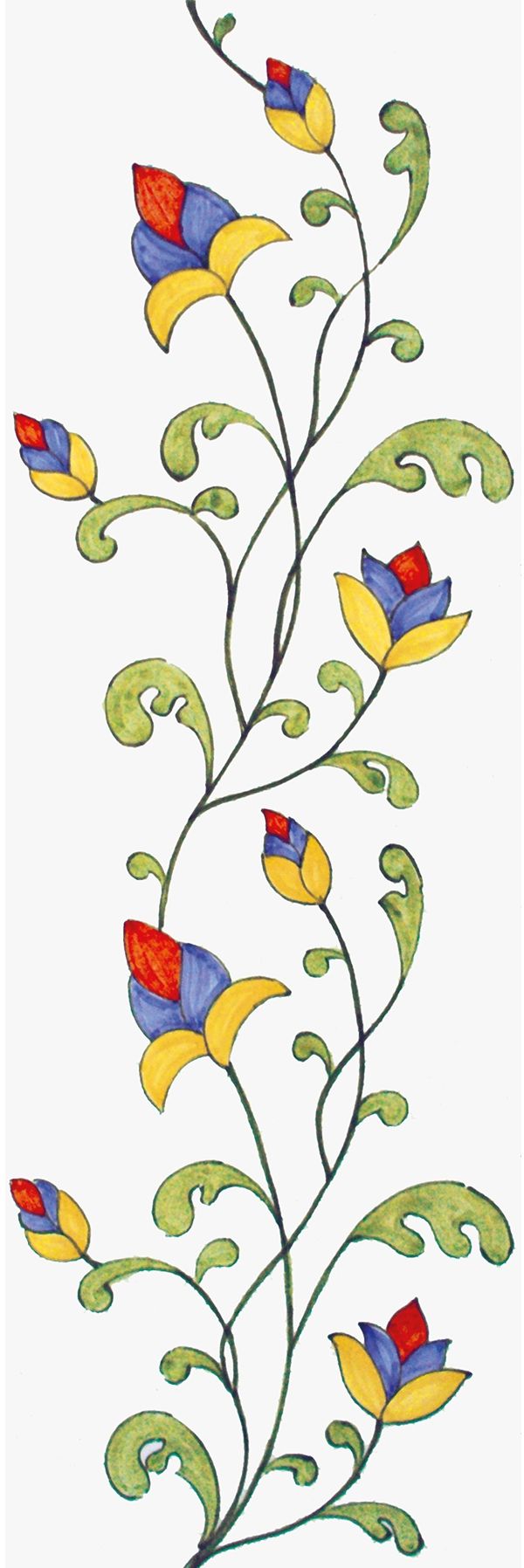 FLOWERS by Ma.Vi. Ceramica - Rivestimento fatto a mano - 2