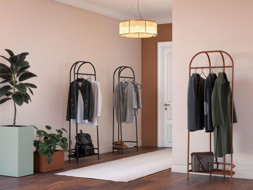 MONTPARNASSE Powder coated steel office coat rack By Manade | design ...