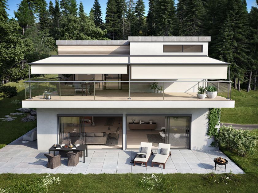 MARKILUX PERGOLA CLASSIC Kassetten- Markise mit Motor mit Fhrungssystem By  Markilux