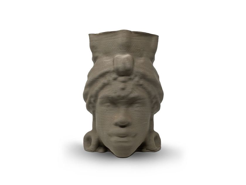 PAMEX Vaso Mediterraneo In Plastica - Colore Terracotta, 25 Cm Di Diametro - Per Interni Ed Esterni