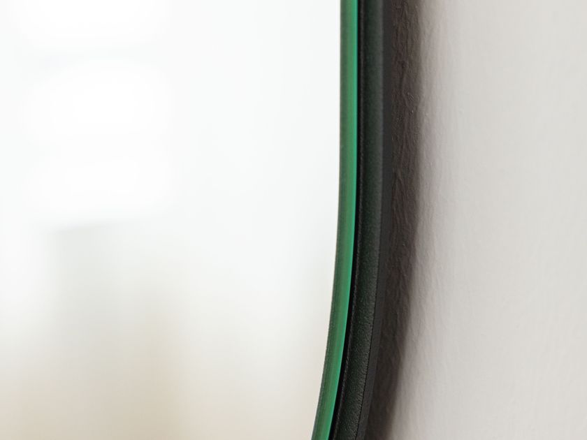 Specchio ovale da parete con contenitore ELIO - Ceramica Cielo