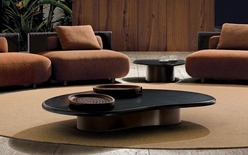 Minotti ミノッティ PARKER パーカー オットマン 120万 ② BÉZIER OUTDOOR Garden side table By Minotti