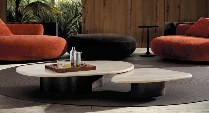 BÉZIER OUTDOOR Garden side table By Minotti