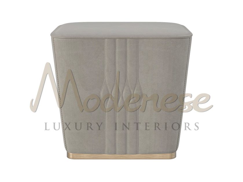 DIAMOND EDGE Pouf By Modenese Luxury Interiors