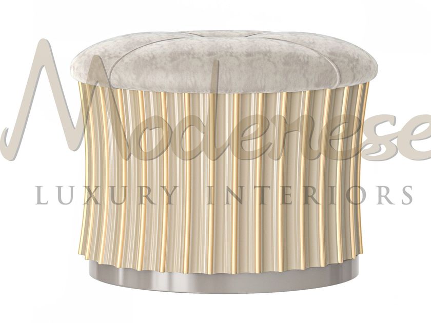 ELEGANT CHARM Pouf By Modenese Luxury Interiors