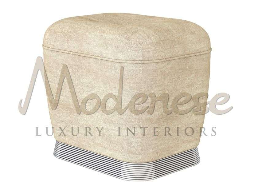 VELVET Pouf By Modenese Luxury Interiors