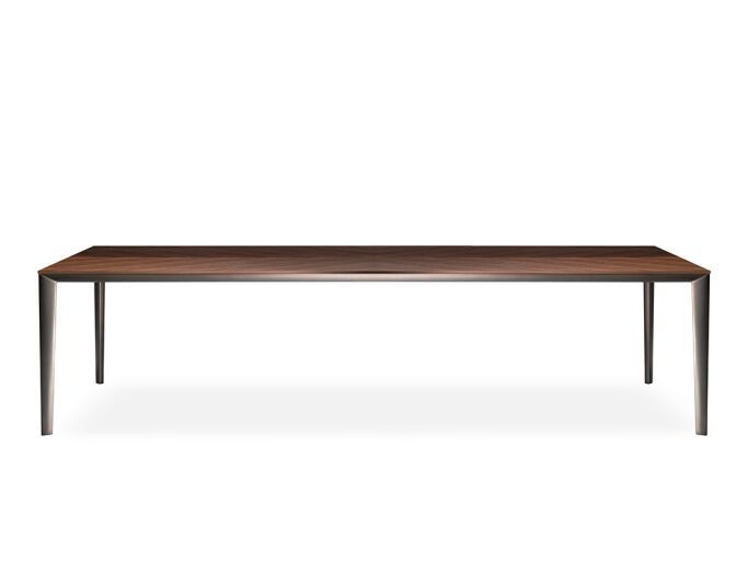 FILIGREE Rectangular wooden dining table By Molteni & C. | design