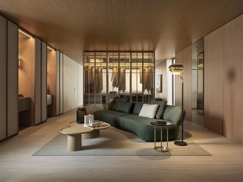 GLISS MASTER Walk-in wardrobe By Molteni & C.