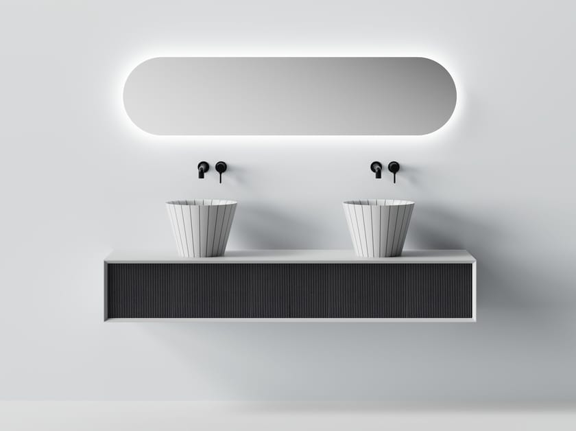 SWING by MonBlari - Mobile lavabo sospeso con cassetti - 4