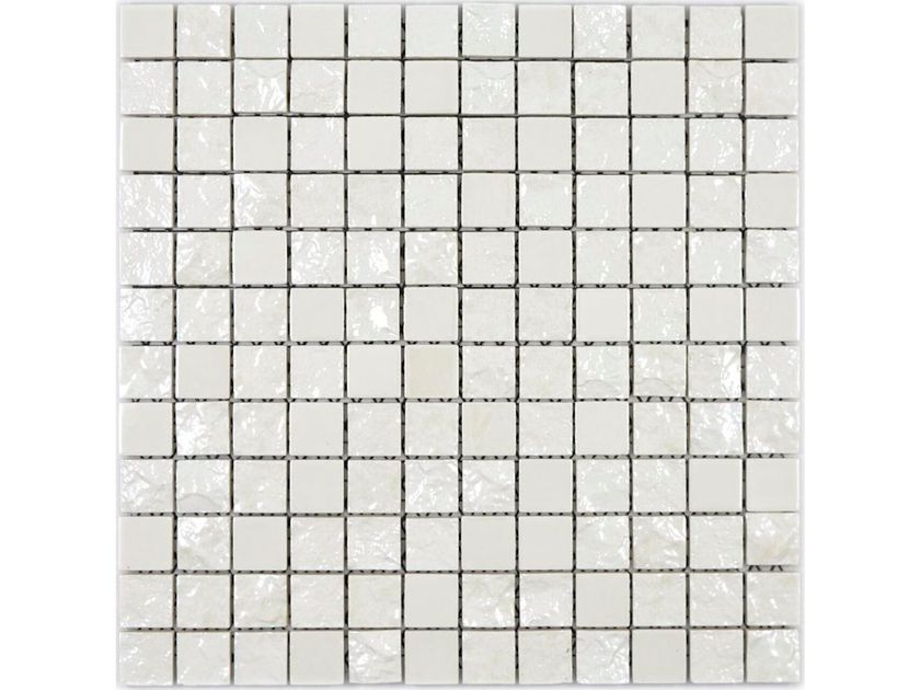 Mosaico Vetro Bianco/Blu Per Piscine E Bagni - Classic Mix 20x20 Cm - Foto 8