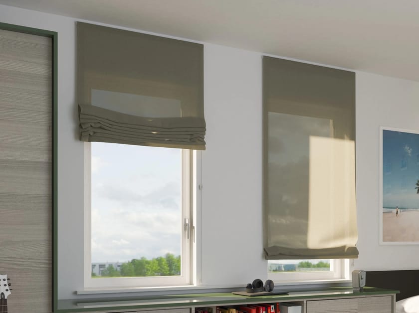 BASIC 419 Aluminium roman blinds headrail By Mottura
