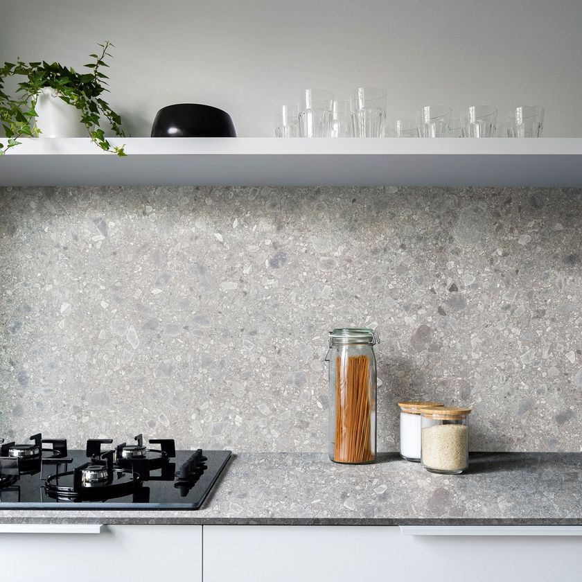TERRAZO CEPPO Pavimento/rivestimento in Neolith® effetto terrazzo ...