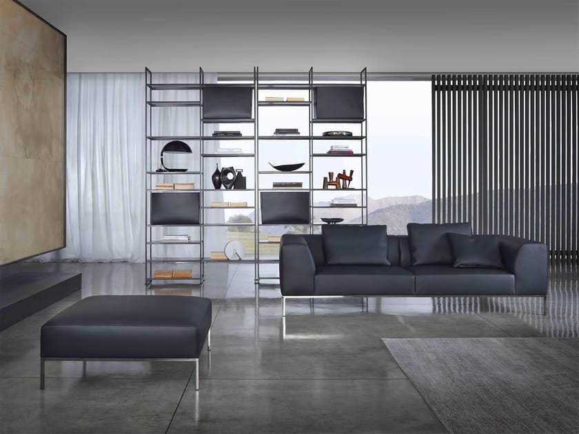 NEW YORK Leather sofa By Marelli