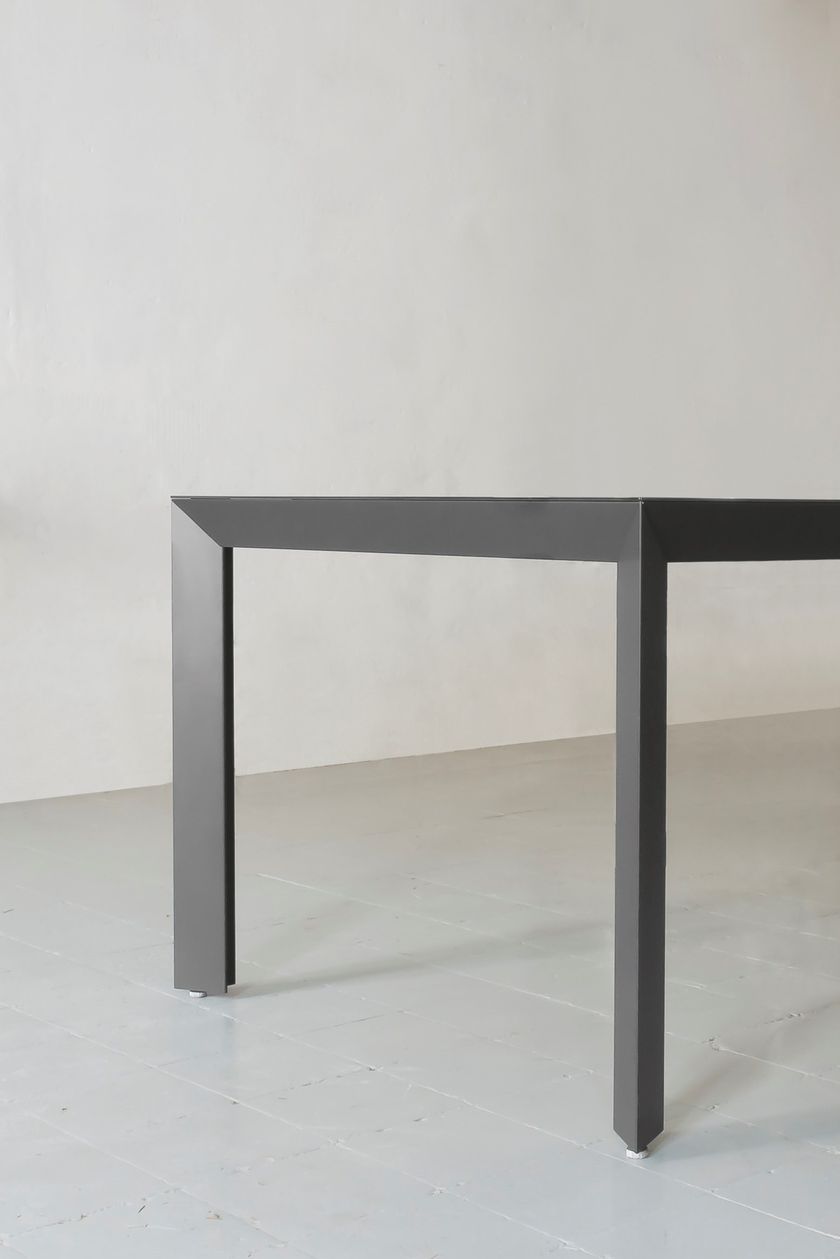 NILE Rectangular glass contract table By ALBED | design CRS Albed