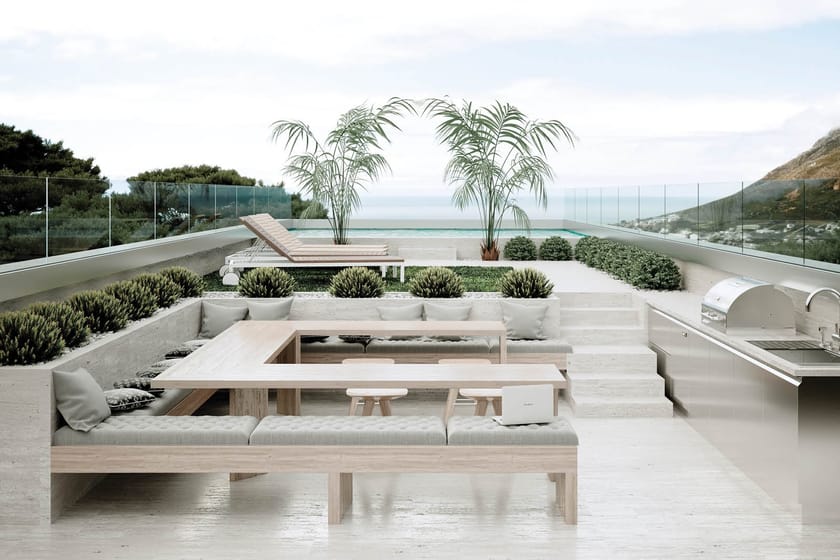 NINFA 176 by FARAONE - Parapetto in vetro a fissaggio laterale interno - 3