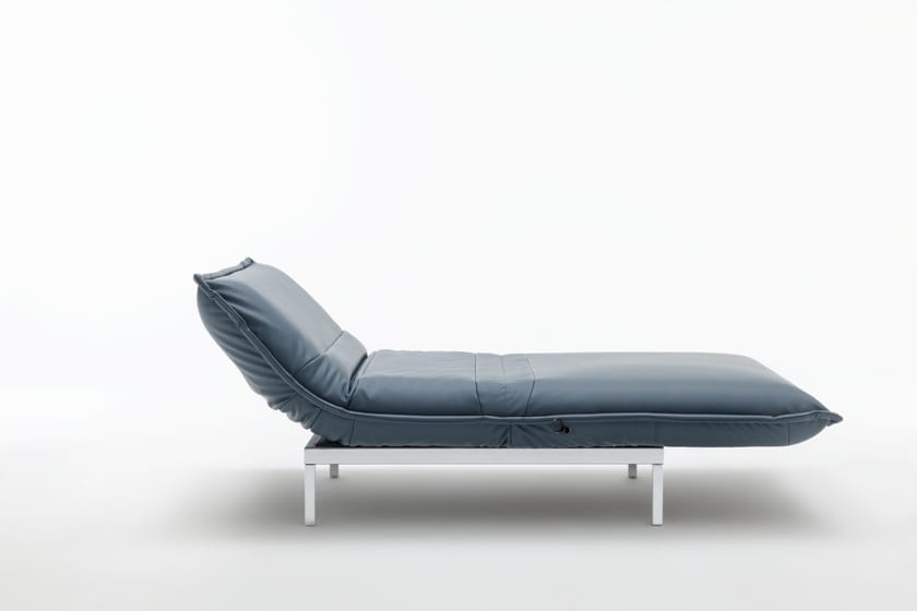 Chaise longue in pelle ROLF BENZ 340 NOVA Chaise longue in pelle
