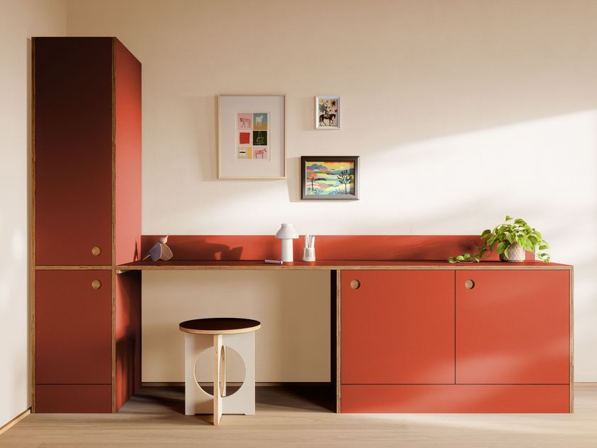 SMART LINE FURNITURE FC12 Sectional built-in laminate wardrobe By ...