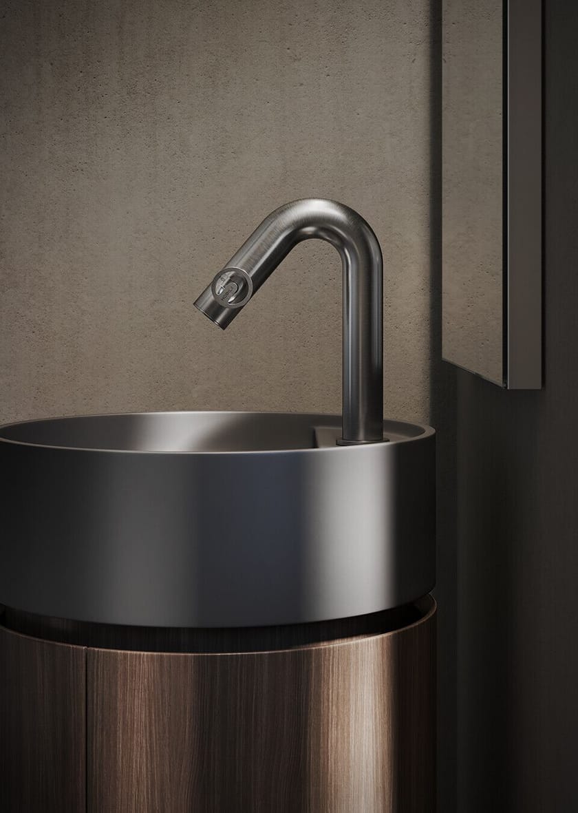 SOLE by Nobili - Miscelatore per lavabo monocomando da piano senza scarico - 2