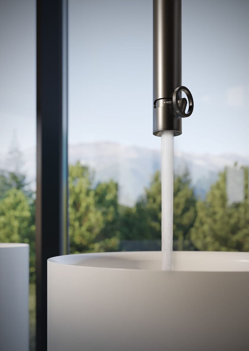 SOLE by Nobili - Miscelatore per lavabo da soffitto monocomando - 5