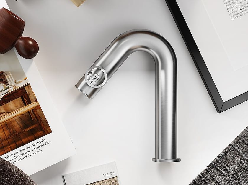 SOLE by Nobili - Miscelatore per lavabo monocomando da piano senza scarico - 3