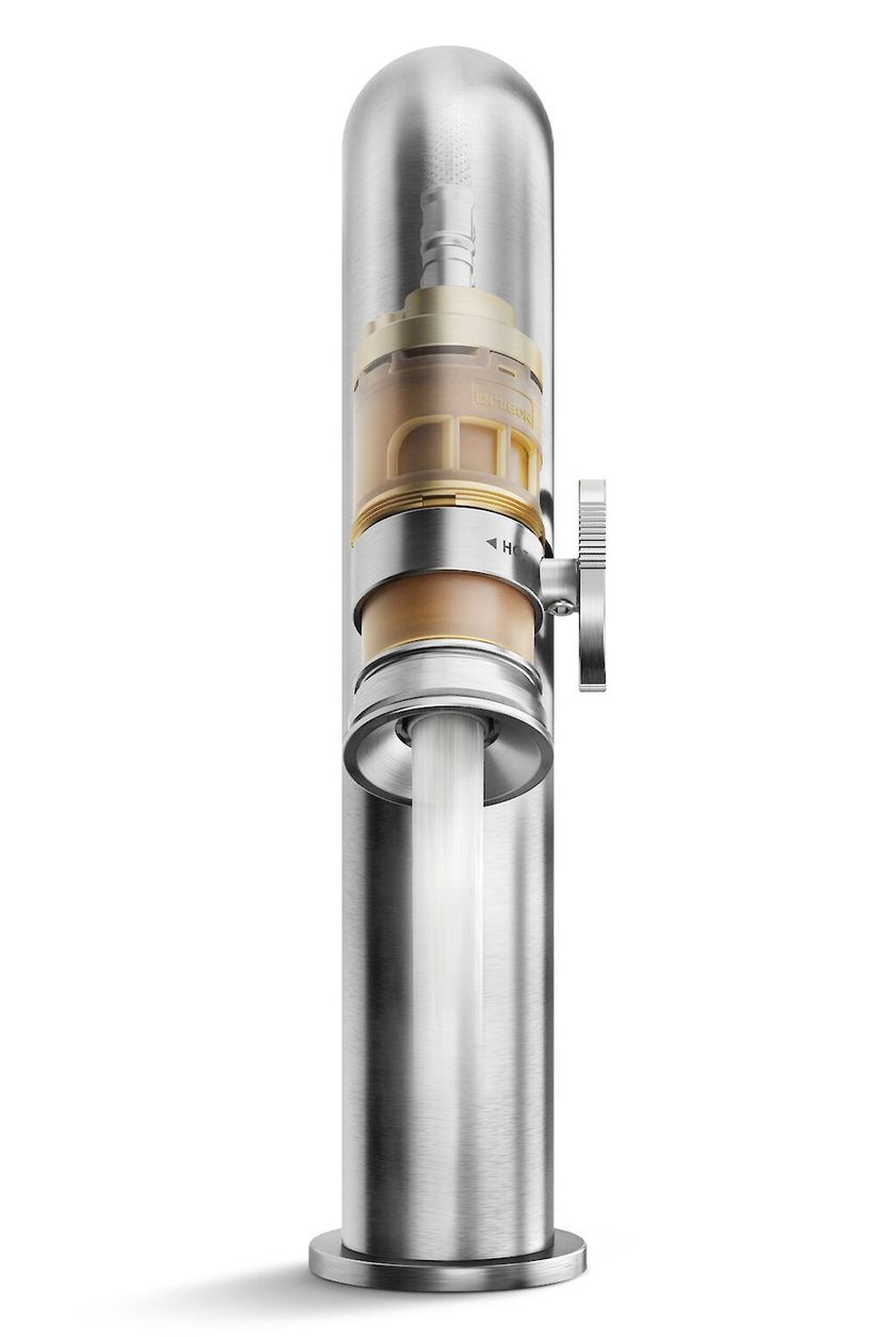 SOLE by Nobili - Miscelatore per lavabo monocomando da piano senza scarico - 6