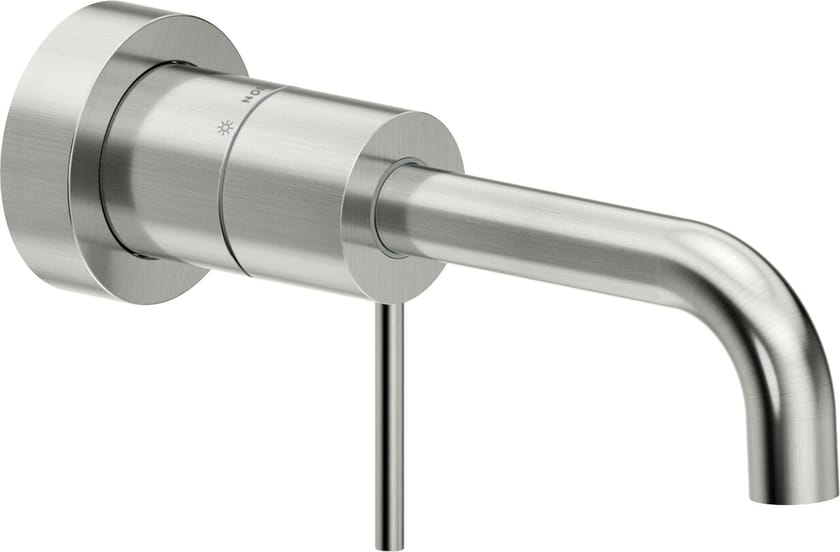 VELIS by Nobili - Miscelatore per lavabo a muro monocomando con aeratore - 5