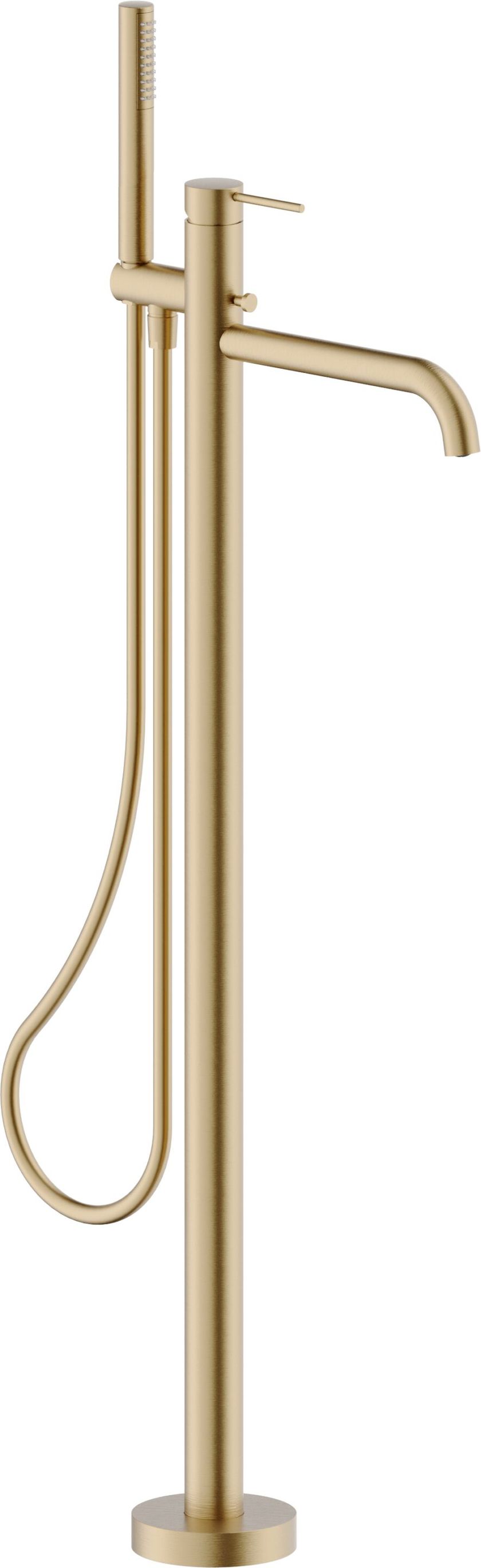 VELIS by Nobili - Miscelatore per vasca da terra monocomando con doccetta - 9