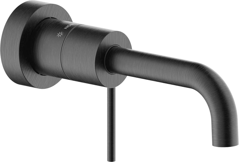 VELIS by Nobili - Miscelatore per lavabo a muro monocomando con aeratore - 6