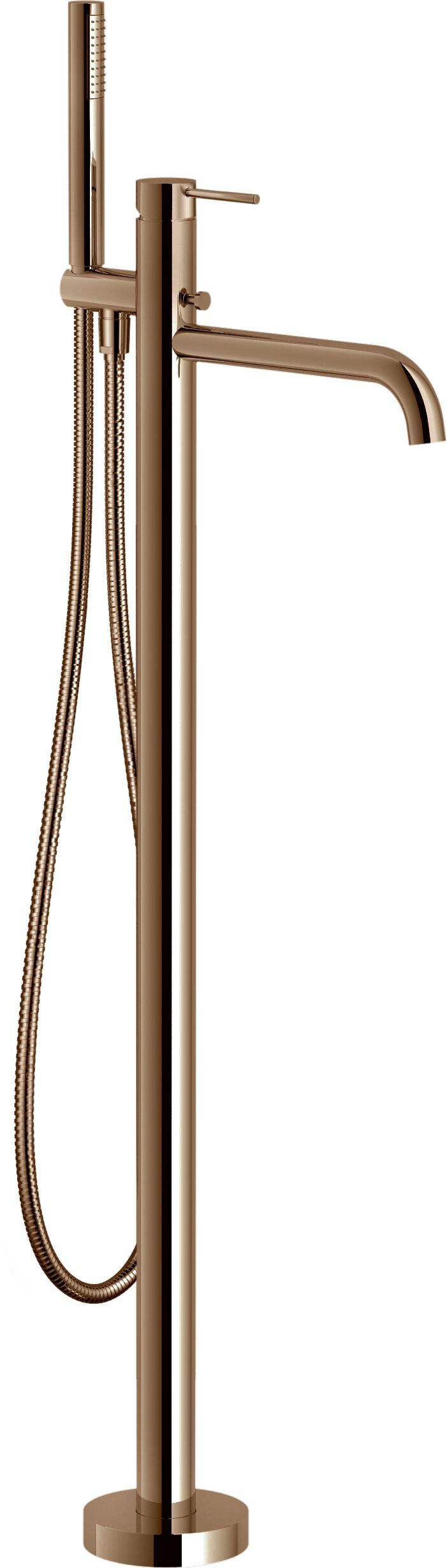 VELIS by Nobili - Miscelatore per vasca da terra monocomando con doccetta - 8