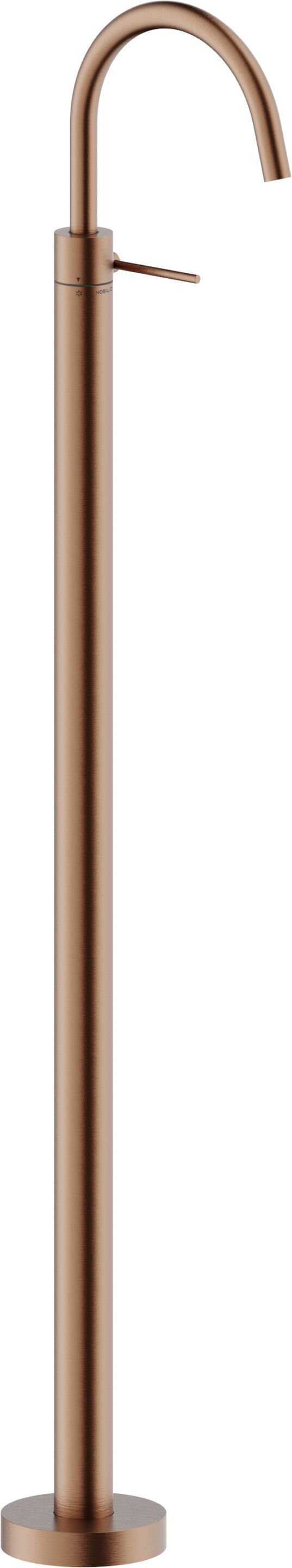 VELIS by Nobili - Miscelatore per lavabo da terra monocomando con aeratore - 6