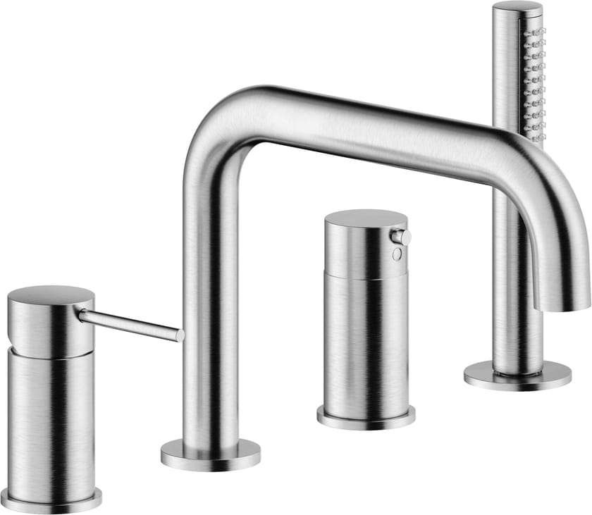 VELIS by Nobili - Rubinetto bordo vasca monocomando con doccetta - 2