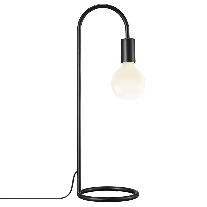 Lampada Da Tavolo Nordlux Cyclone 73065001 – Design In Metallo Bianco, 40W E14, Altezza 33 Cm, Stile Moderno