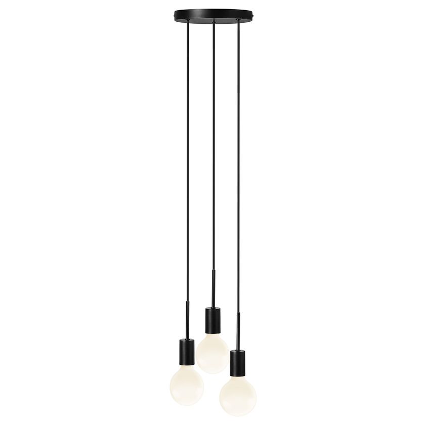 Nordlux Funk 27 Paralume A Sospensione In Acrilico, Trasparente/Satinato, Bianco Interno, Design Contemporaneo