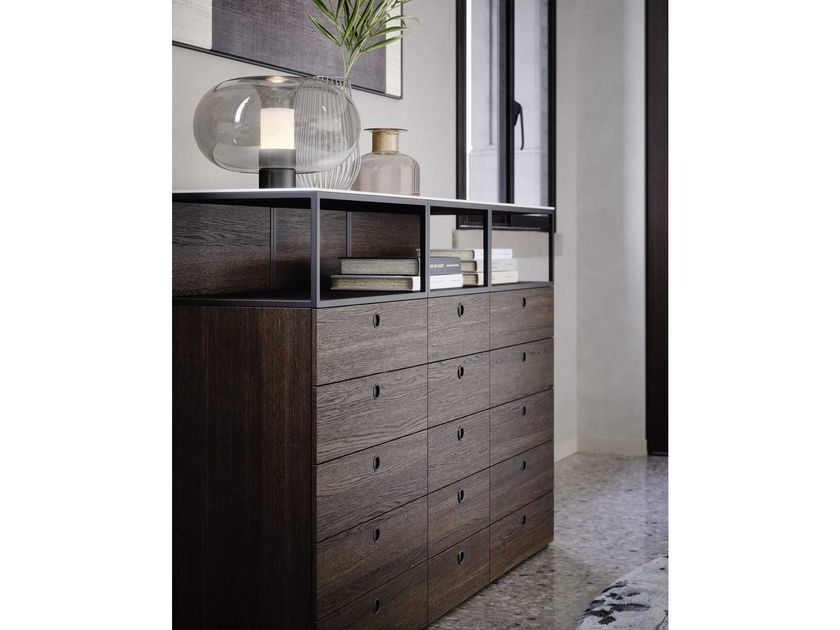 SQUARE Chest of drawers By Novamobili