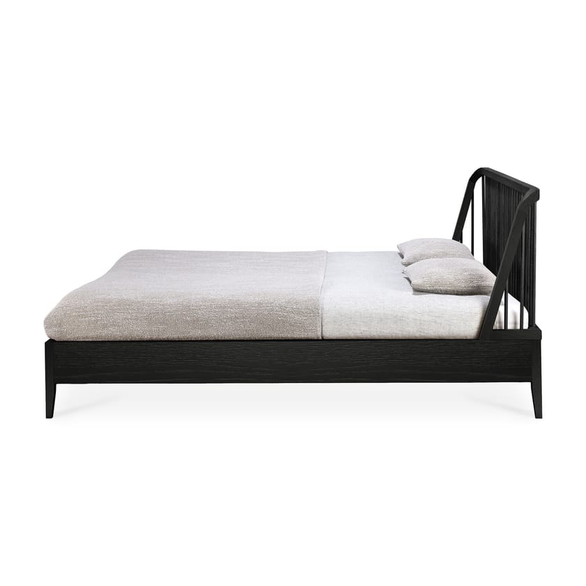 OAK BLACK SPINDLE Bed Oak Spindle Collection By Ethnicraft