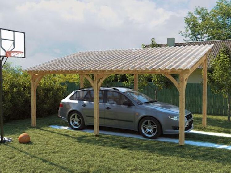 ONDUCLAIR PLR Roof panel in translucent plastic laminate By ONDULINE ITALIA