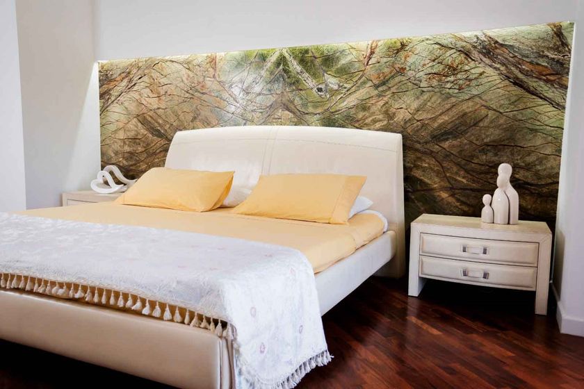 Pavimento/rivestimento in marmo FOREST GREEN “OPEN BOOK” - Luxury Stone ...