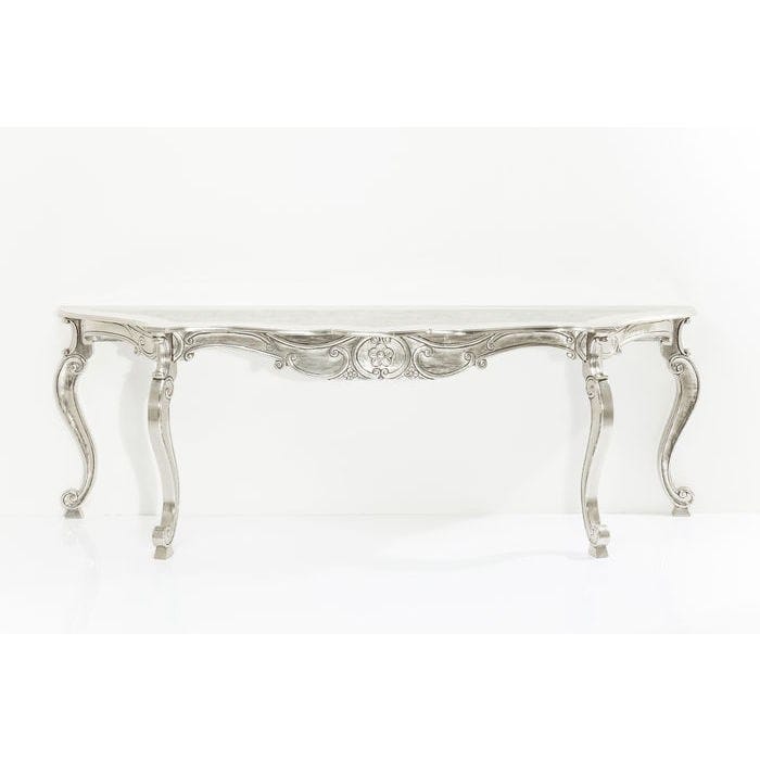 ORNAMENT Demilune MDF console table By KARE Design