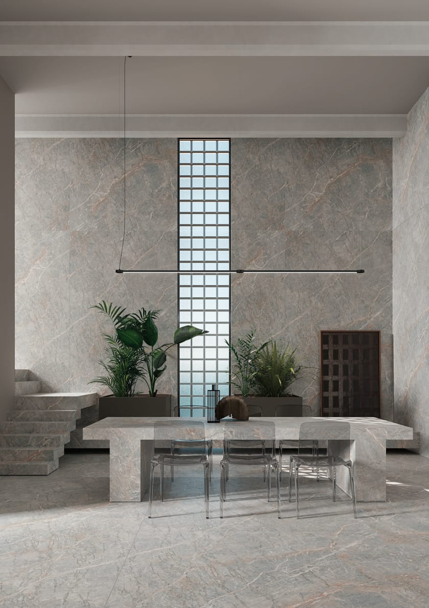 LOTUS GREY by Optimum Surfaces - Rivestimento in gres porcellanato effetto marmo - 2