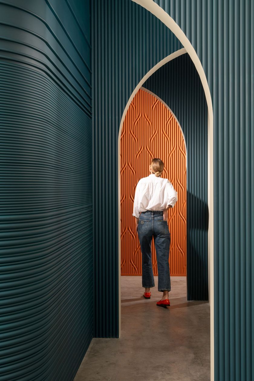 WX211 FLUTE Modular Duropolymer® 3D Wall Cladding By Orac