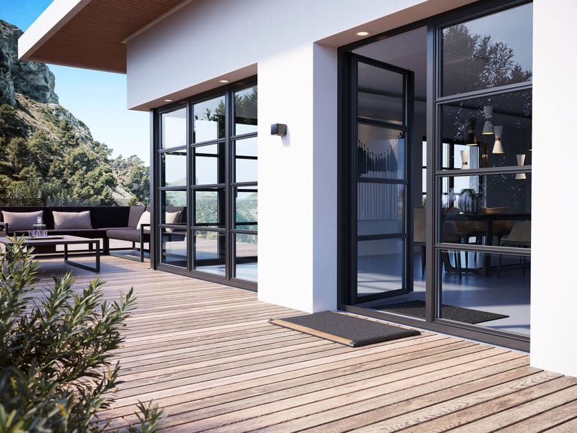 Outdoor aluminum and teak mat 90 Technical mat By RiZZ