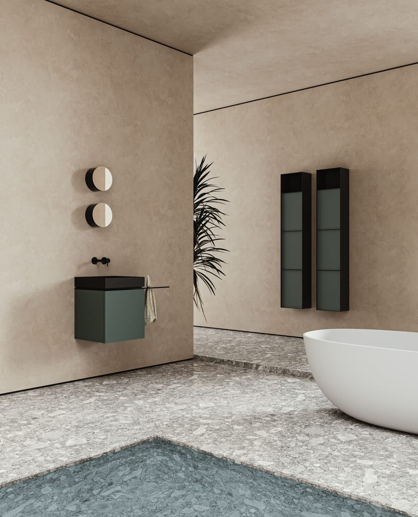 P40 by Moab - Mobile lavabo sospeso con anta - 15