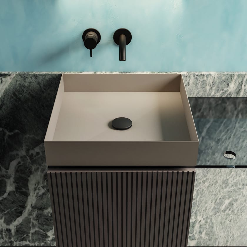 P40 by Moab - Mobile lavabo sospeso con anta - 11