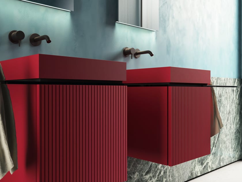 P40 by Moab - Mobile lavabo sospeso con anta - 6