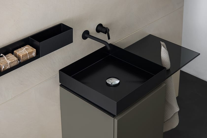 P40 by Moab - Mobile lavabo sospeso con anta - 9