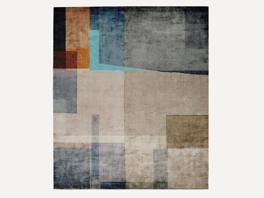 Handmade custom wool and silk rug P92 DAYDREAMING DA LATA By HENZEL ...