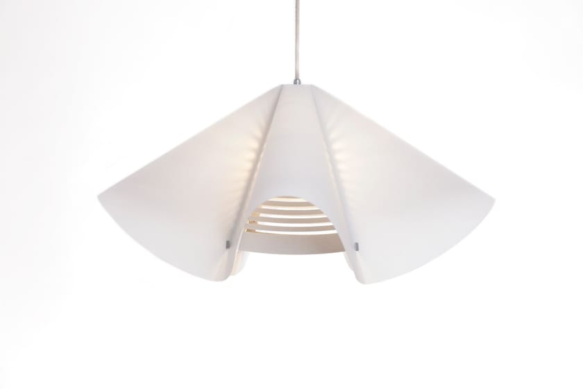 Lámpara colgante LED de papel japonés PARABOLA By SMALL RABBIT DESIGN