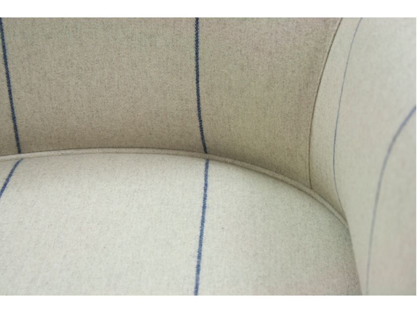 PARIS LOW ORIGINS | Fabric easy chair Fabric easy chair with armrests By Crearte Collections